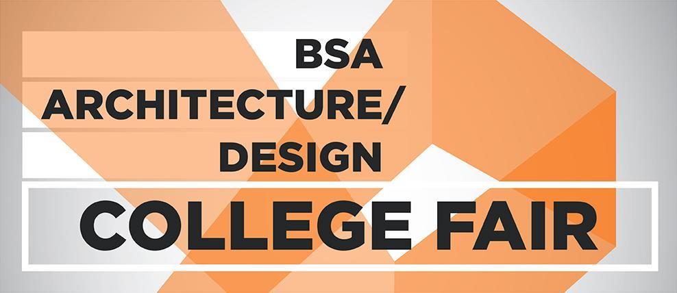 Boston Society Of Architects Architecture Design College Fair 2018